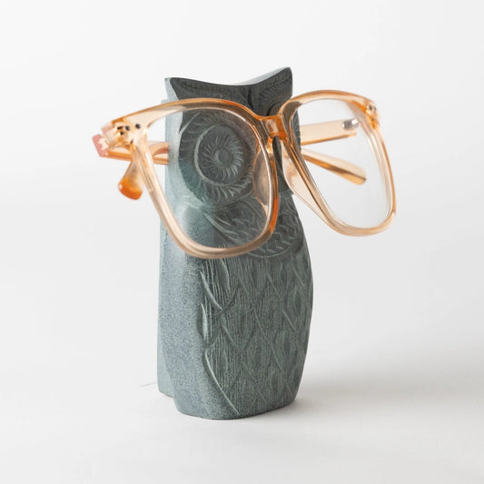 Soapstone Owl Eyeglass Holder