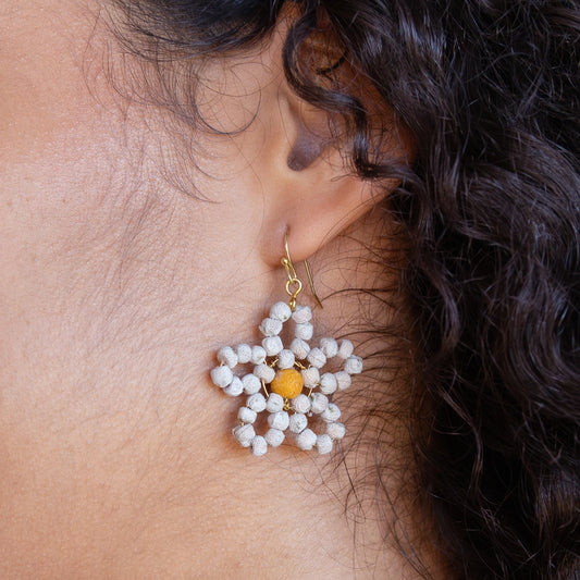 Kantha Fleur Earrings