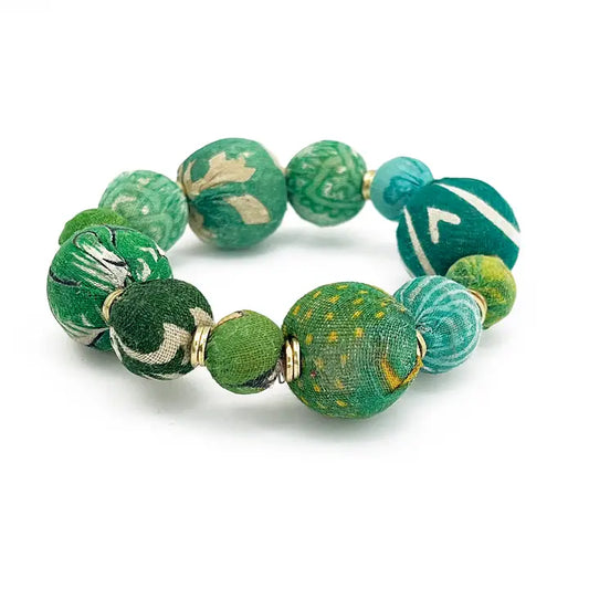 Aasha Bold Seagrass Stretch Bracelet