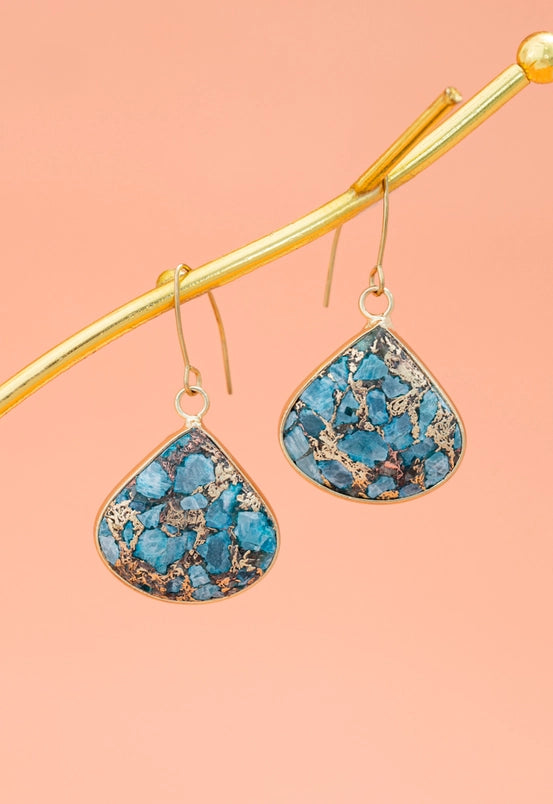 Emperor Stone Blossom Earrings