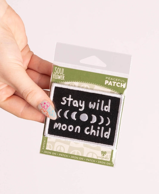 Stay Wild Moon Child Iron-on Patch