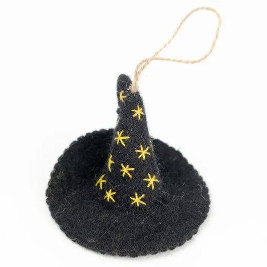 Felt Witch Hat Ornaments