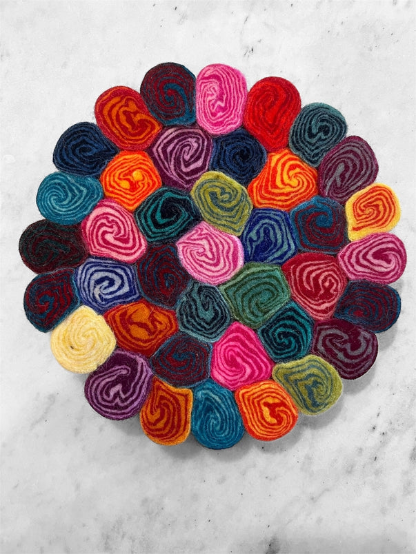 Swirl Felt Trivet