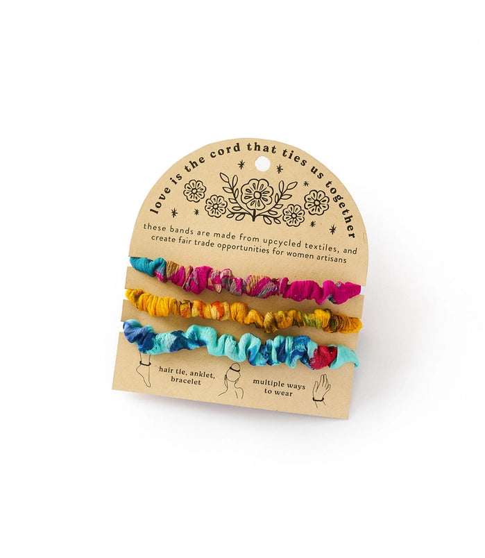 Priya Sari Scrunchie Sets
