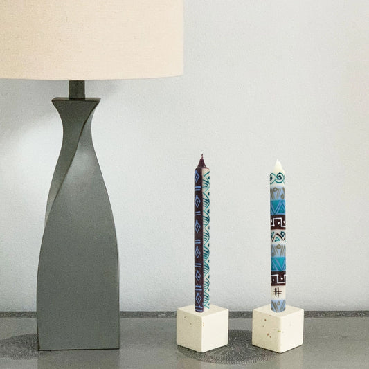 Maji Hand-Painted Candle Set