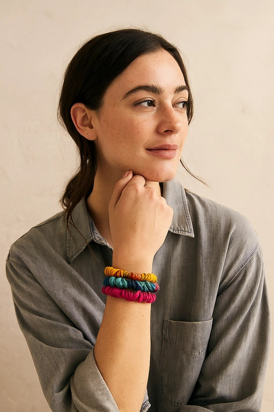 Priya Sari Scrunchie Sets