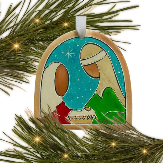 Soapstone Nativity Ornaments