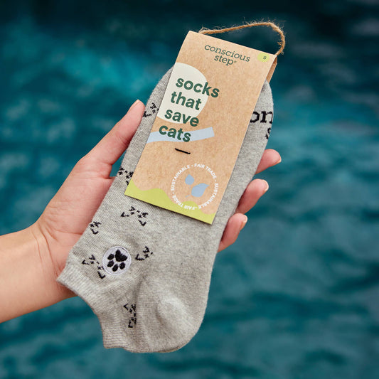 Ankle Socks that Save Cats
