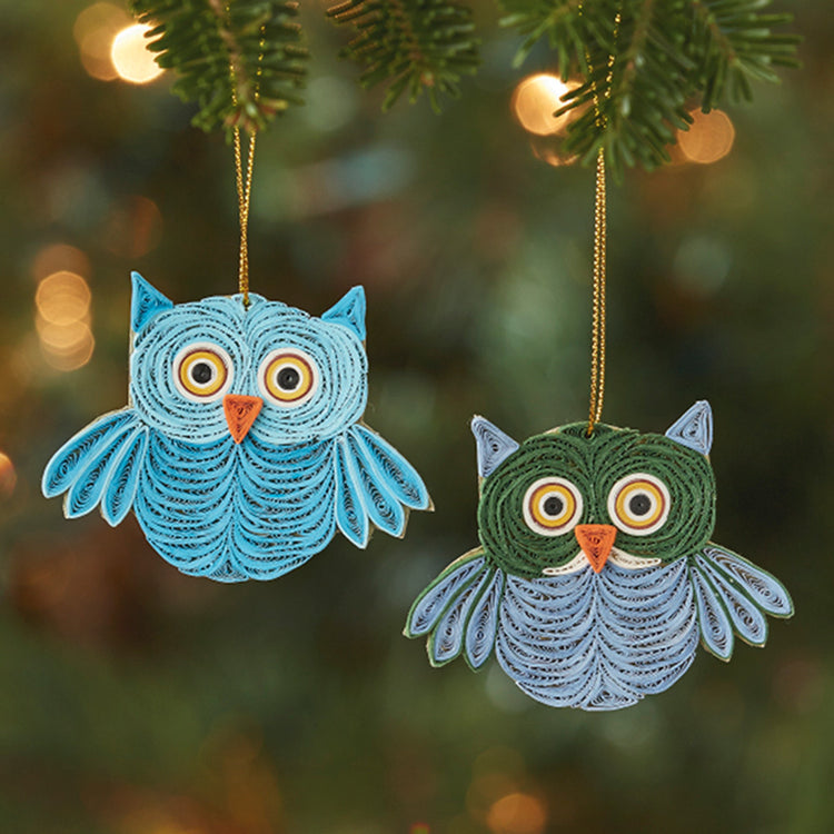 Quilled Owl Ornament