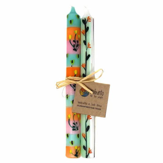 Imbali Hand-Painted Candle Set