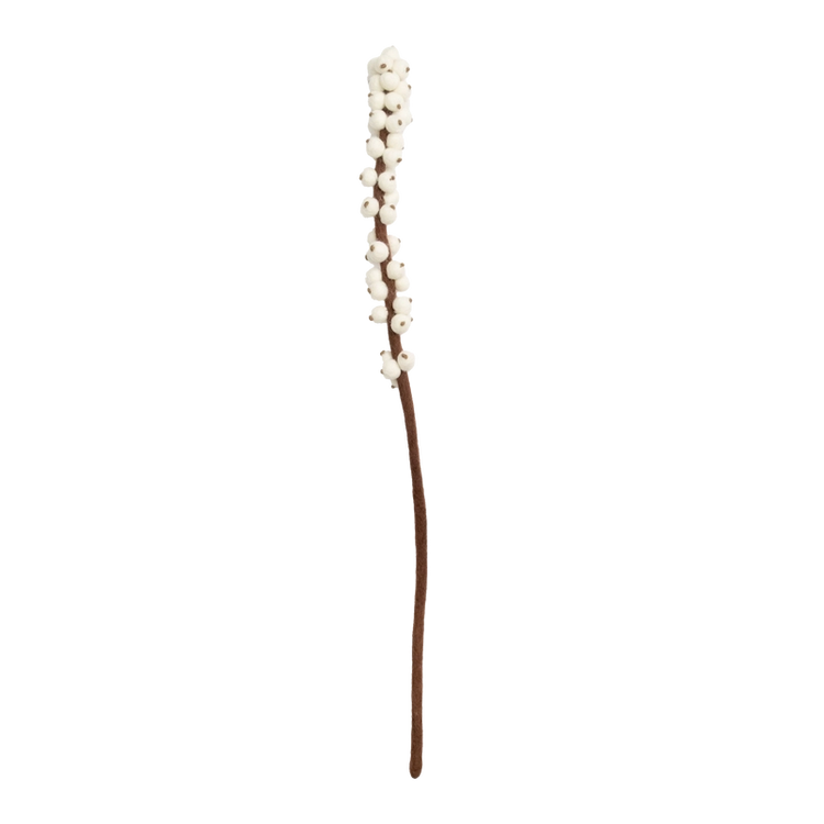 Felt Winterberry Ilex Stem