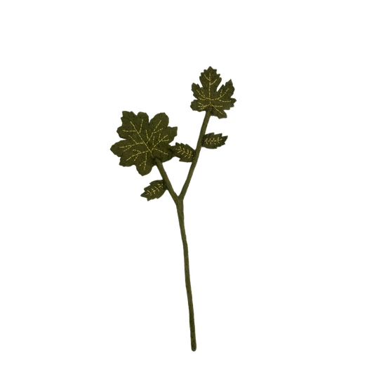 Felt Maple Leaf Stem