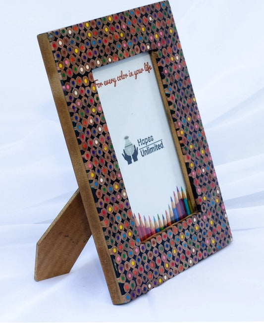 5x7 Recycled Pencil Picture Frame