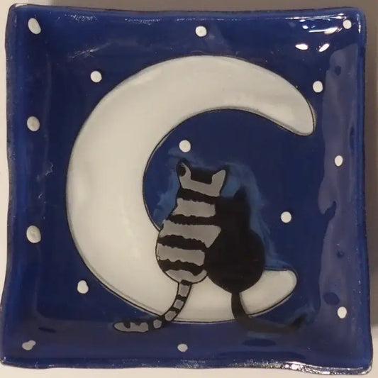 Cats on the Moon Dish