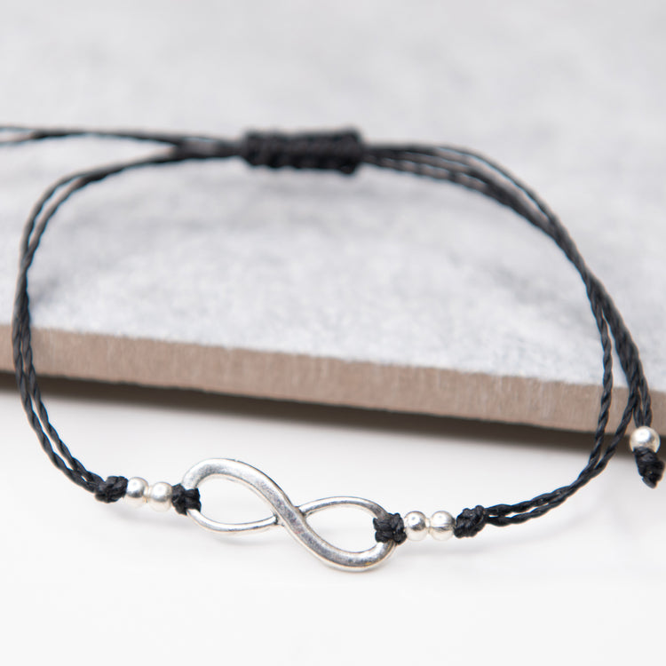 Infinity String Charm Bracelet