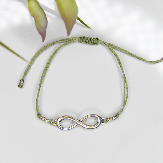 Infinity String Charm Bracelet