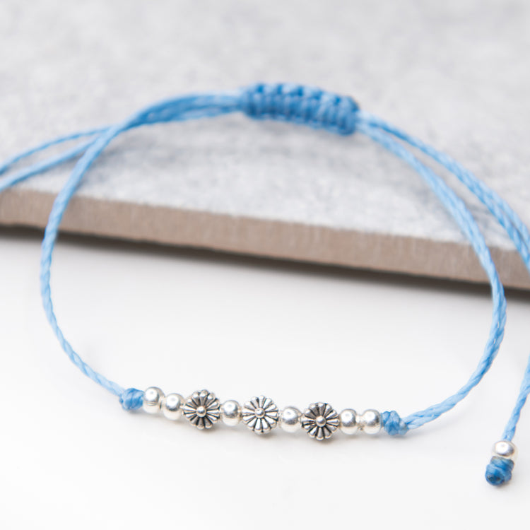 Sun Bead String Bracelet