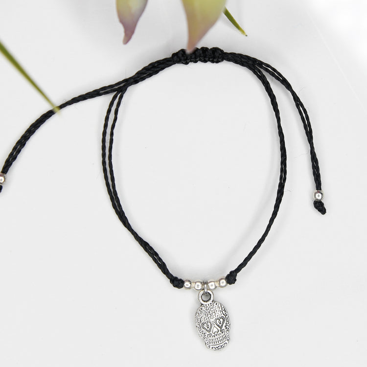 Sugar Skull String Bracelet
