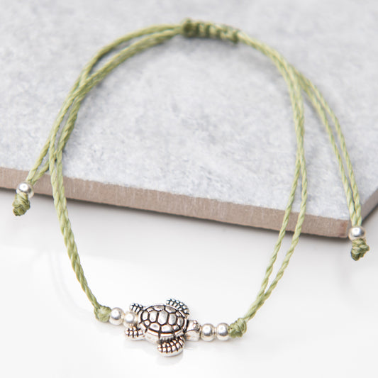 Turtle String Charm Bracelet