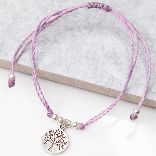 Tree of Life String Charm Bracelet