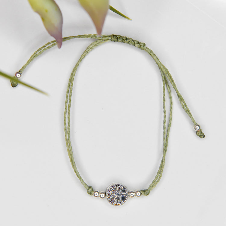 Tree of Life String Charm Bracelet