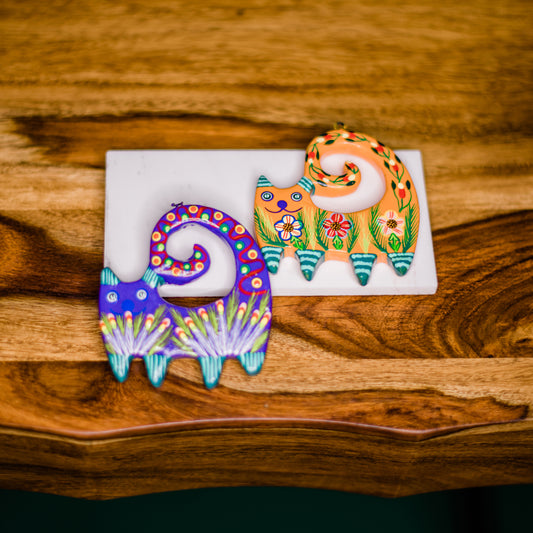 Ceramic Cat Ornament