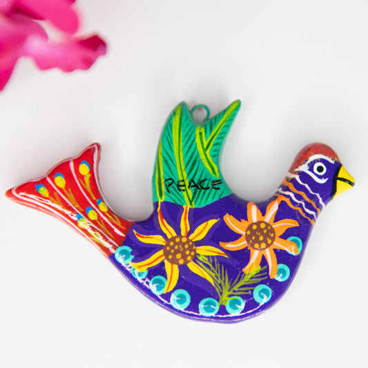 Ceramic Peace Dove Ornament