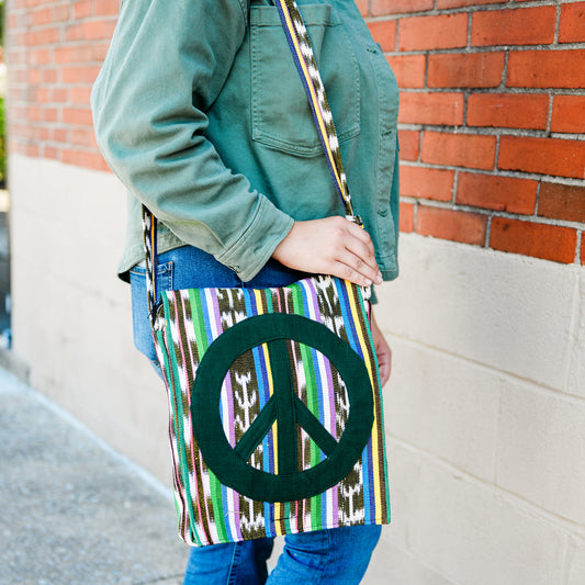 Ikat Peace Bag