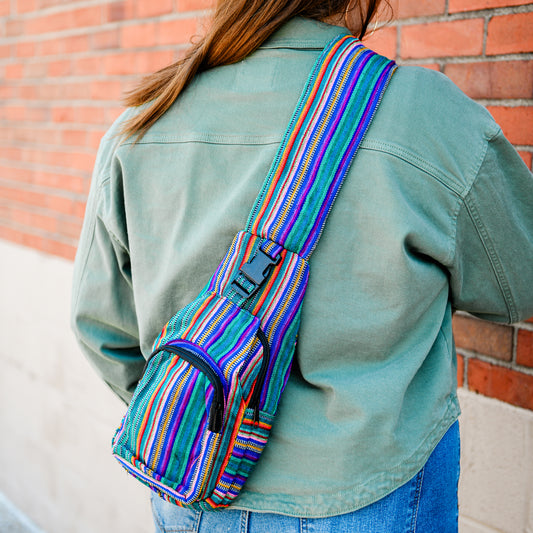 Ikat Harp Bag
