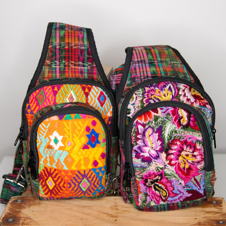 Upcycled Chichi Crossbody Backpack