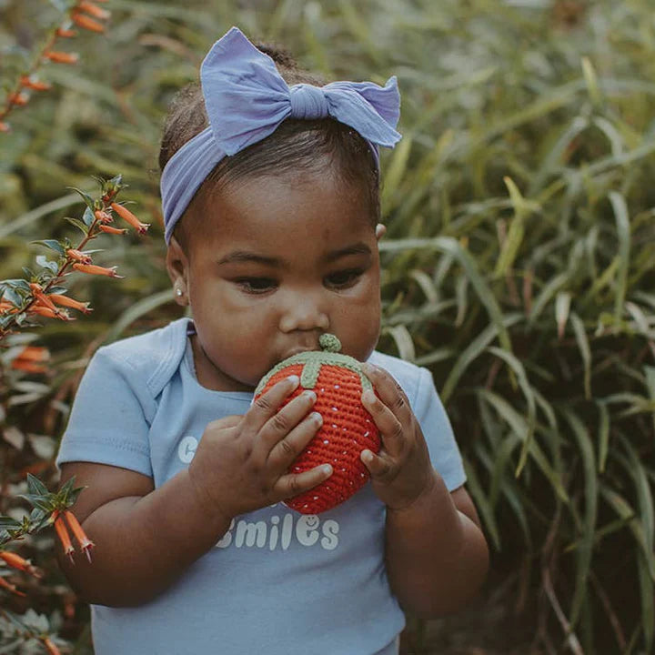 Sweet Strawberry Baby Rattle