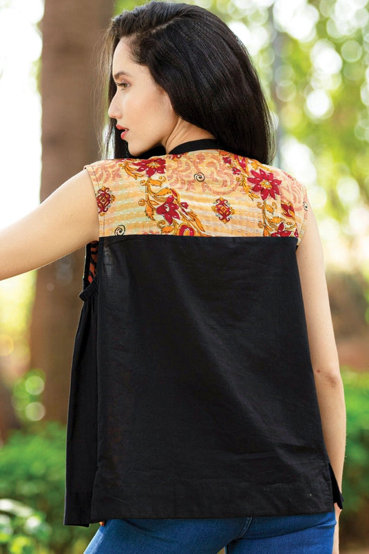 Koti Kantha Sari Top