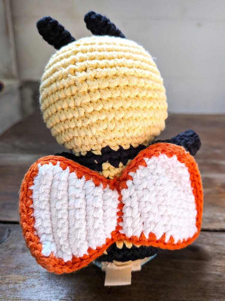 Knitted Bumblebee Rattle