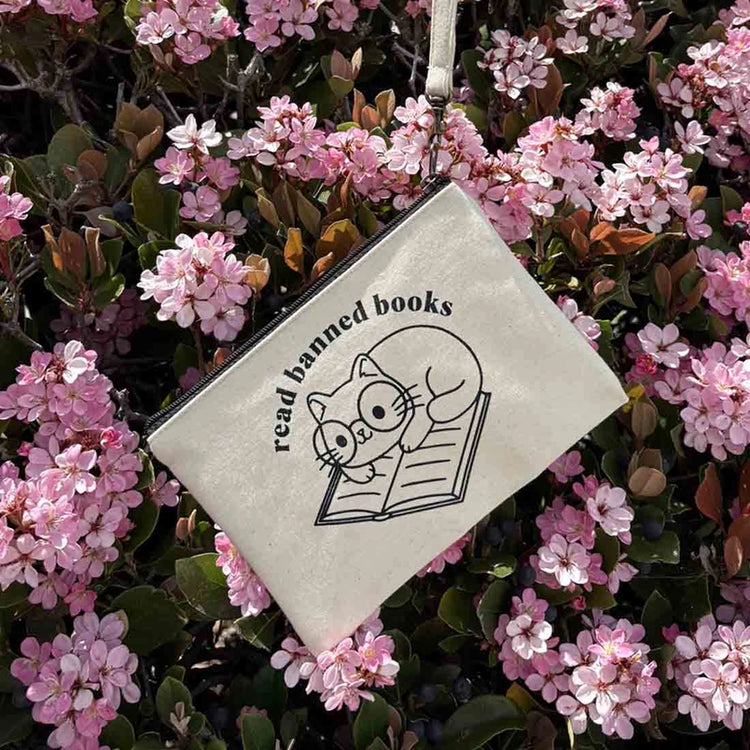 Read Banned Books Zipper Pouch