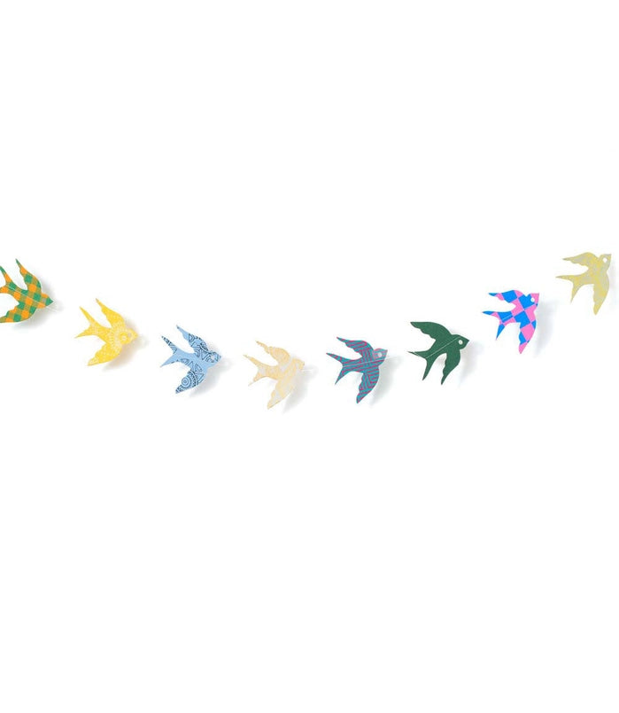 Bird Recycled Cotton Garland