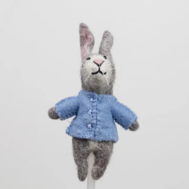 Felt Bunny Finger Puppet