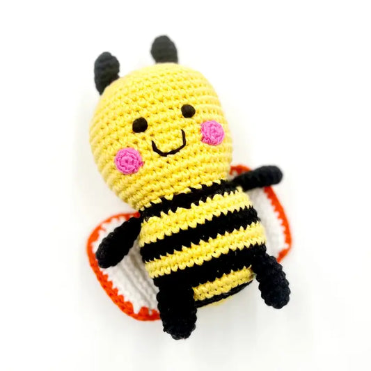 Knitted Bumblebee Rattle