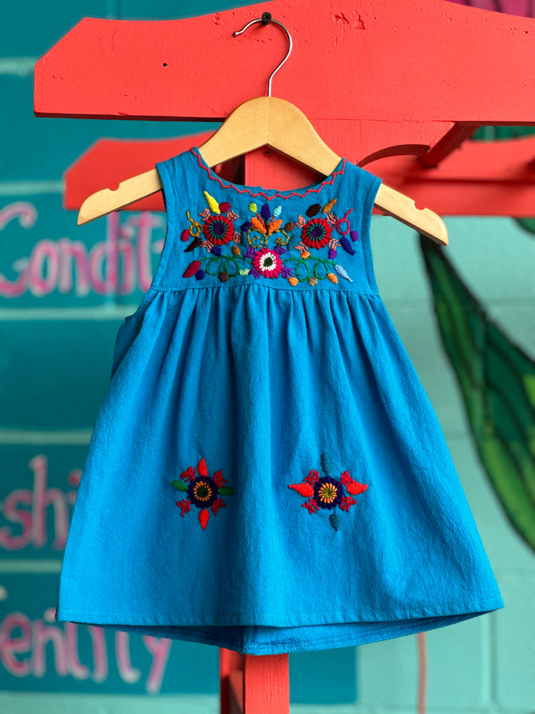 Guatemalan Girls Embroidered Sundress