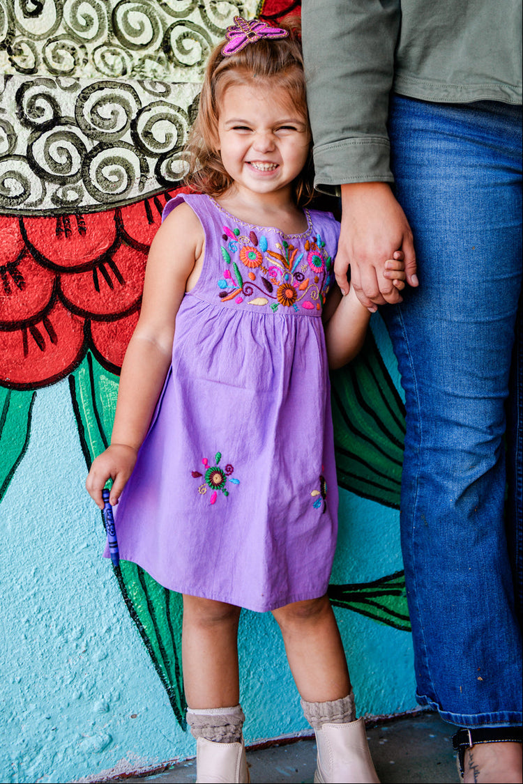Guatemalan Girl's Embroidered Dress