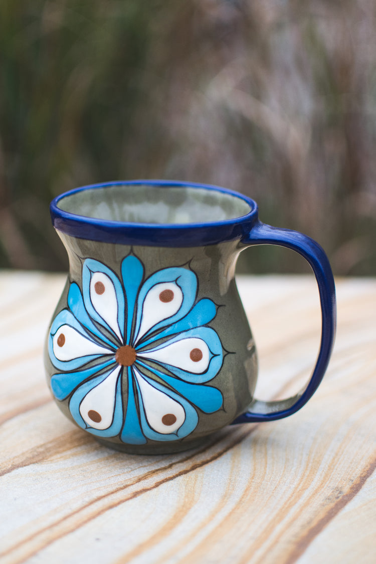 Floral Guatemalan Coffee Cup