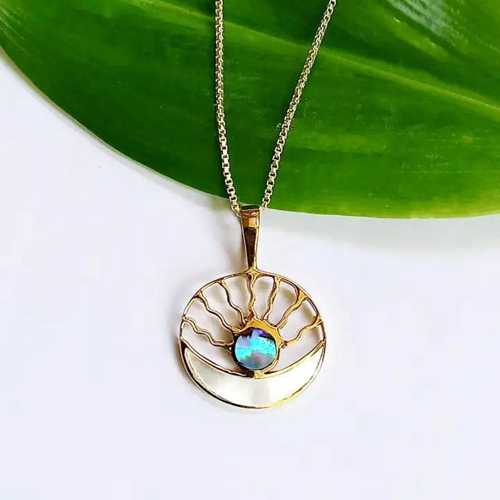 Celestial Dreams Brass Necklace