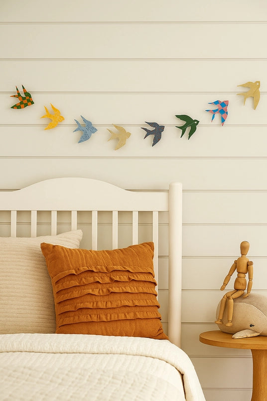 Bird Recycled Cotton Garland