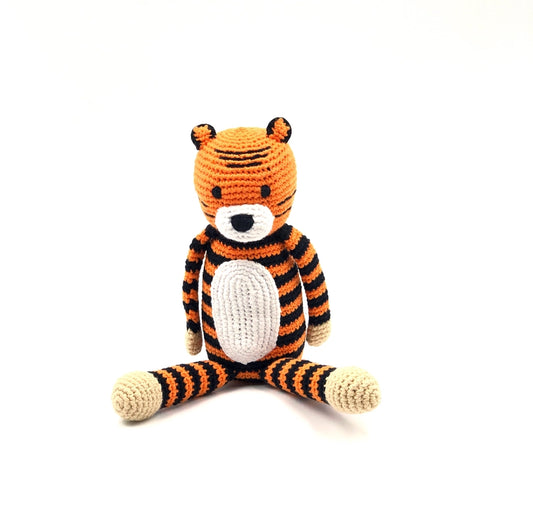Knitted Tiger Stuffed Animal