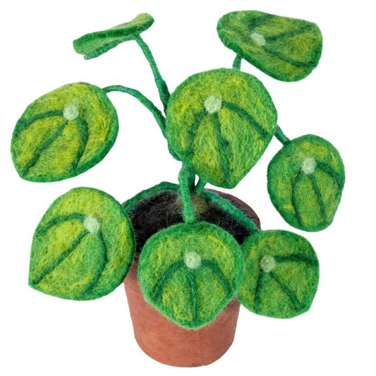Felt Potted Money Plant
