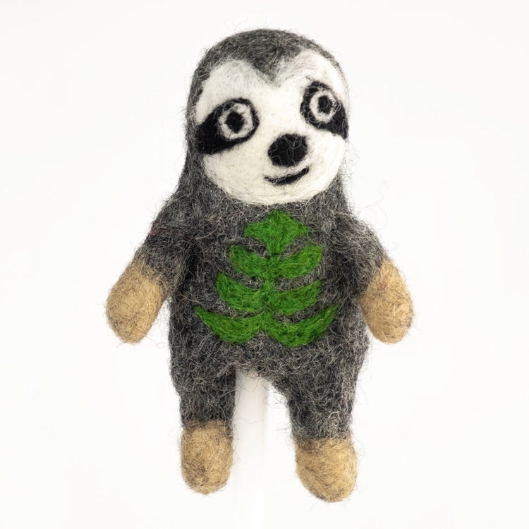 Sloth Felt Finger Puppet