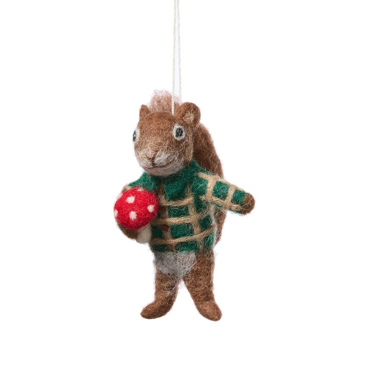 Foraging Squirrel Ornament