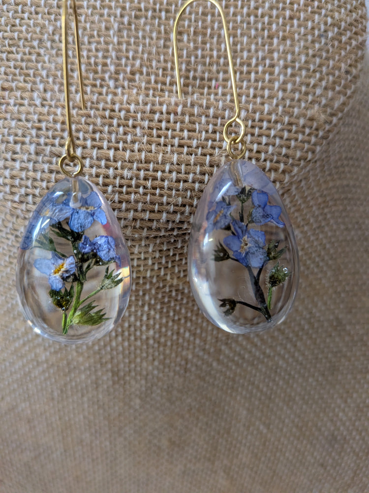Dew Drop Forget-Me-Not Earrings