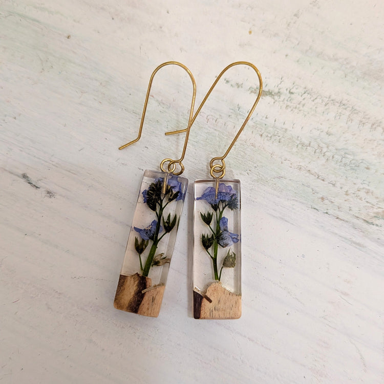 Forget Me Not Remembrance Earrings