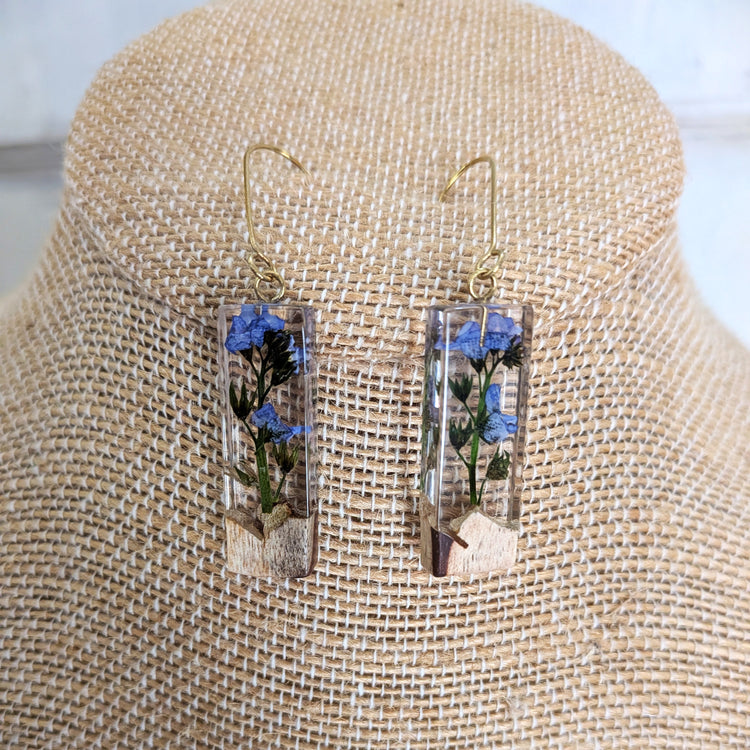 Forget Me Not Remembrance Earrings