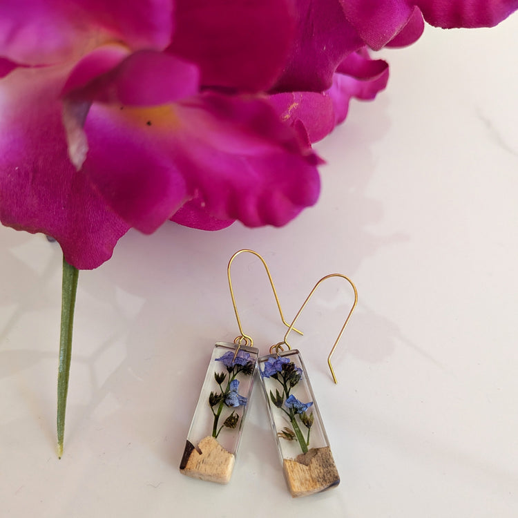 Forget Me Not Remembrance Earrings
